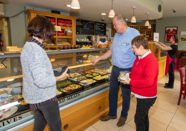 pierce Walsh. owner John R's Foodhall.